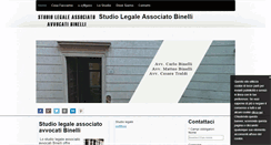 Desktop Screenshot of binelliavvocati.com