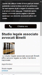 Mobile Screenshot of binelliavvocati.com